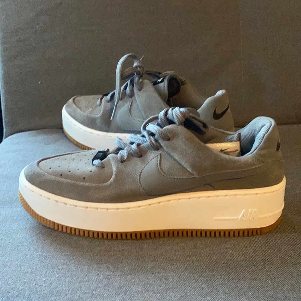 Grey Nike air forces